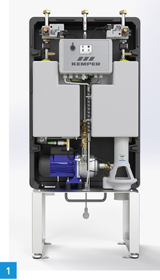 
1 Kemper FK-5 Sicherheitstrennstation, Figur 369 (offen, mit Zubehör).
