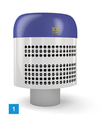 
1 Zur ISH hat EC Power eine Luft/Wasser-Wärmepumpe vorgestellt.
