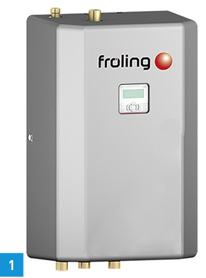 
1 Die Frischwasserstation FWS von Fröling gibt es als Modell mit mehr Zapfleistung.
