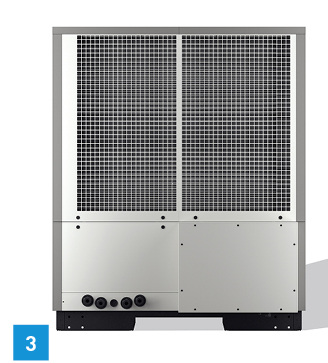 <p>
3 Mit System Zero präsentiert GDTS eine großformatige Wärmepumpe, die unterschiedliche Wärmequellen parallel nutzbar macht.
</p>