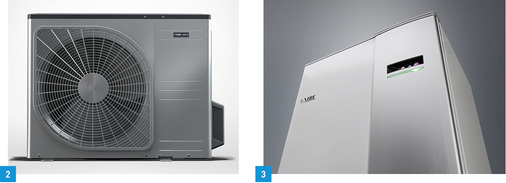 
2 Nibe hat mit den Außeneinheiten AMS10-6 und F2040-6 zwei neue Modelle mit 6 kW vorgestellt.



3 
Die drehzahlvariable Sole/Wasser-Wärmepumpe Nibe F1355-28 eignet sich u. a. zur Abluftrückgewinnung.
