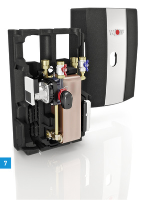 
7 Die elektronisch geregelte FWS-2-80 überzeugt mit hygienischer Warmwasserbereitung im Durchflussprinzip.
