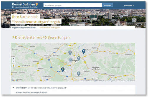 
Auf dem Portal „KennstDuEinen“ können sich Handwerksbetriebe registrieren und bewerten lassen.
