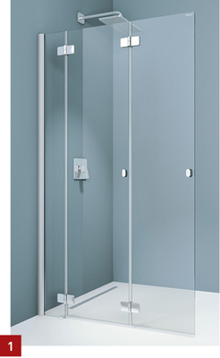 
1 Artweger: Die Glaswand der Walk In ist wegfaltbar.
