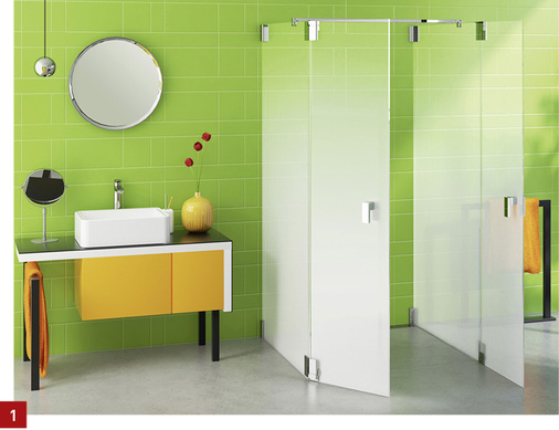 
1 Glassdouche: Sandblast Flow ist eine neue Glasvariante.
