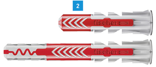 
2 Drei Langversionen und zwei neue Kurzversionen mit größerem Durchmesser ergänzen das Sortiment des Fischer Duopower.
