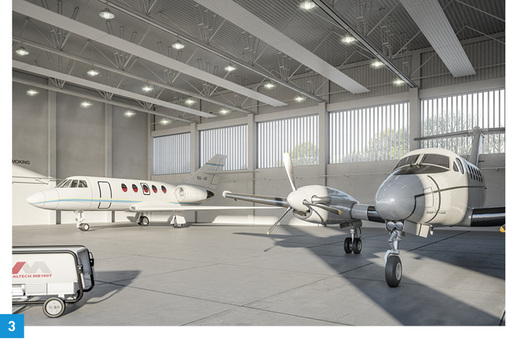 
3 Deckenstrahlplatten von Arbonia eignen sich auch für den nachträglichen Einbau.
