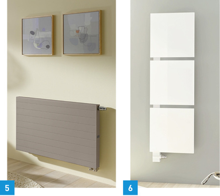 
5 Mit den Flachheizkörpern therm-x2 Vplus von Kermi lassen sich nahezu alle Anschlussarten realisieren. 



6 Charakteristisch für Signo sind die quadratischen Heizelemente, die – je nach Wärmebedarf, Platz und Optik – einzeln, zu zweit oder zu dritt in der Bauhöhe kombiniert werden können.

