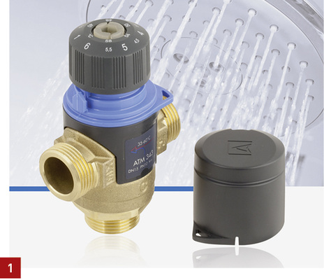 
1 Die thermischen Mischventile ATM von Afriso halten Temperaturen konstant.



