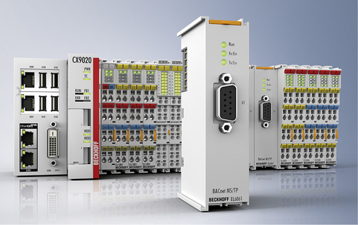 



Mit der EtherCAT-Klemme EL6861 von Beckhoff ist es möglich, bis zu 64 Geräte mit RS485-Low-Power-Transceivern anzuschließen. 
