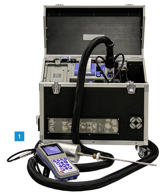 



1 Das mobile Emissionsmessgerät J2KNpro Tech von Ecom vereint unterschiedliche Messmethoden.
