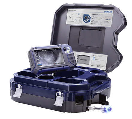 



Das Videoinspektionssystem VIS 700 von Wöhler ist neu mit HD-Technologie mit Fokusfunktion und WLAN-Lifebild-Übertragung.
