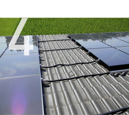 
Fehler 4: Leitungsführung ohne Befestigung, Gefahr z. B. bei abrutschendem Schnee.



