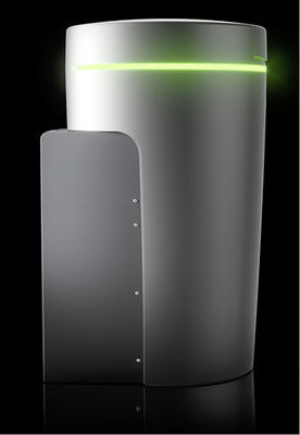 <p>
</p>

<p>
Der integrierte LED-Leuchtring der Weichwasseranlage softliQ signalisiert Funktionen bei der Wasserentnahme bzw. Steuerungsbedienung und erleichtert die optische Füllstandskontrolle des Salztanks.
</p> - © Grünbeck

