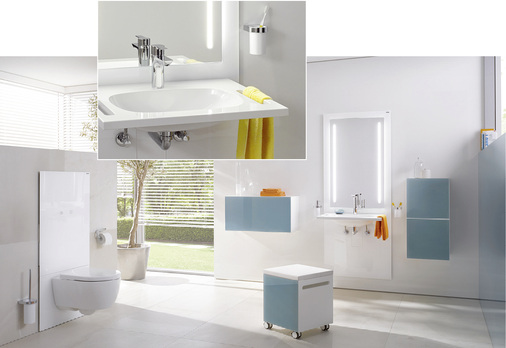 



Die höhenverstellbaren Module für Waschtisch und WC gehören zur S 50-Serie des ZVSHK-Award-Gewinners Hewi.
