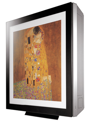 
Bei der Wandeinheit LG Artcool Gallery können Anwender das Bild im Rahmen austauschen.
