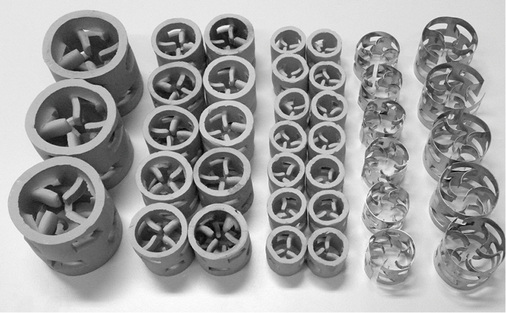 



Einbauten oder Füllkörper sind Bauteile aus Keramik, Metall oder Kunststoff. Zu den klassischen Anwendungsfeldern gehört zum Beispiel der Einsatz in der biologischen Abwasseraufbereitung. Neu ist, sie in Kleinfeuerungsanlagen einzusetzen.
