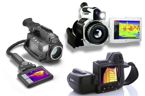 
Industrielle Anwendungen setzen IR-Profikameras mit einer Detektorauflösung ab 320 x 240 IR-Bildpunkten voraus.



