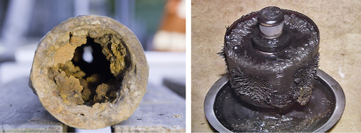 





Typische Schäden in Heizungsanlagen ohne aufbereitetes Heizungswasser.

