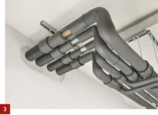 
Der fachgerechte Verschluss des Ringspalts mit einem geeigneten Baustoff ist Bestandteil des Rohrabschottungssystems.
