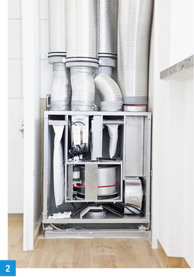 



2 Ein Gesundheits- und Komfortmerkmal bei der Wohnungslüftung ist eine Filtertechnik, die Feinstaub und Pollen bis zu einer Partikelgröße von 1 m abscheidet. 
