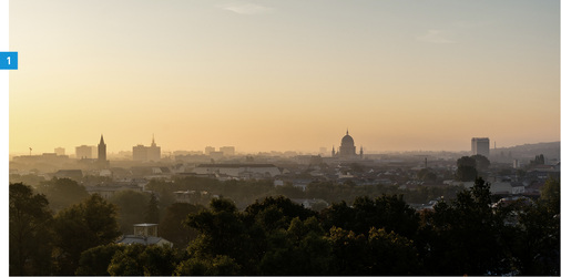 



Skyline von Potsdam. Bietet die Wetterlage ein Trocknungspotenzial für die Wohnungslüftung? Ohne einen Fühler für die Messung der Außenluftfeuchte lässt sich das kaum beantworten. 
