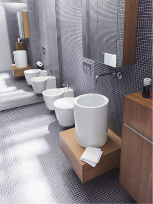 



Blau und große Spiegel lassen kleine Räume größer wirken.
