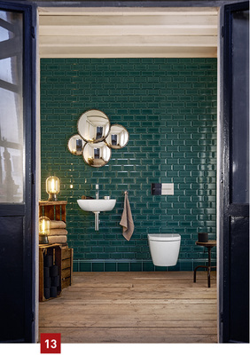 
Grün mit Blauanteil ist dagegen ruhiger und erinnert an Tannenwald in den Bergen



