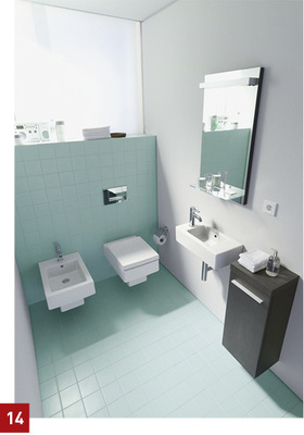 



Frisch in den Tag startet man in diesem eher kühlen Bad. 
