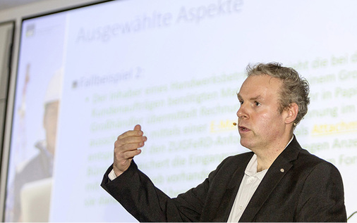 
Stolpersteine in der digitalen Buchhaltung: Michael Weller.



