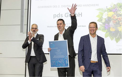 
Gewinner des 2. Digital Award Handwerk: PDS.



