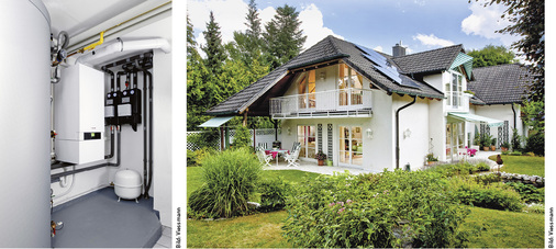 
Dieses Einfamilienhaus wird mit einer KWK-Lösung mit Stirlingmotor versorgt. Eine Kombination mit Photovoltaik ist durchaus sinnvoll. 
