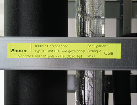 



Jedes Register ist mit einer genauen Bezeichnung des Einbauortes versehen.
