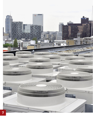 
In puncto Emissionen von Treibhausgasen sind VRF-Anlagen im Vergleich zu anderen Technologien am untersten Ende der Tabelle zu finden.
