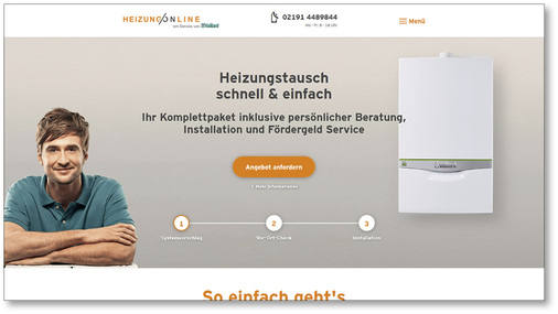 
Über die Internetplattform erhält der teilnehmende Fachhandwerker Anfragen von Endkunden. Mittlerweile besuchen 30  000 Interessenten pro Monat die Website.



