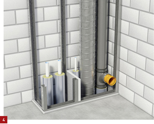 
Durch den Verzicht auf Steigleitungen PWH und PWH-C ergeben sich kleinere Schächte.



