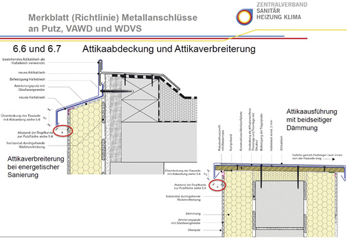 
Die neue Richtlinie zeigt auf 160 Seiten bestmögliche Übergänge zwischen einzelnen Gewerken.



