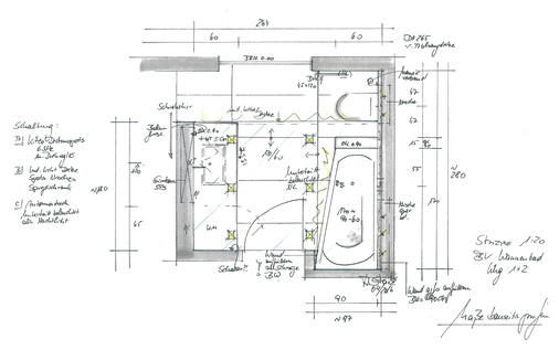 <p>
Alles in einem Raum: ein Wannenbad mit Waschmaschine.
</p>

<p>
</p> - © Grafik: Stark

