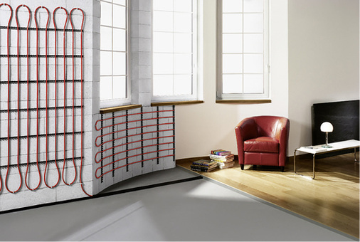 
Die Wandheizung ist besonders dann interessant, wenn aufgrund von baulichen Gegebenheiten der Einbau einer Fußbodenheizung nicht infrage kommt. Oder falls die verfügbare Bodenfläche zu klein ist.



