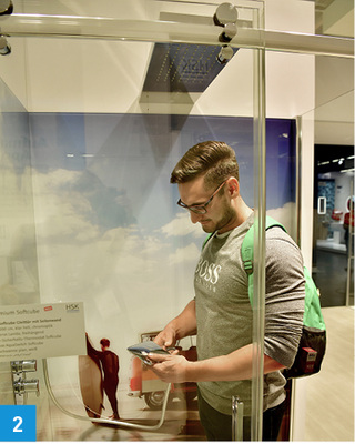 
2 Die Nürnberger SHK-Fachmesse zeigte viele Neuheiten zum Anfassen und Ausprobieren (im Bild: HSK).



