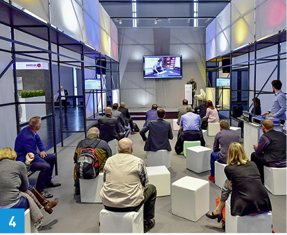 
4 Vorträge informierten über die unterschiedlichsten Themen. Ein Schwerpunkt lautete: Digital vernetzt.



