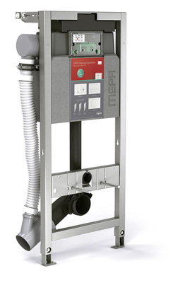 
Mit dem im VariVIT-Vorwandsystem einsetzbaren Air-WC-Element hat Mepa eine Systemlösung zur Geruchsabsaugung im Produktangebot.



