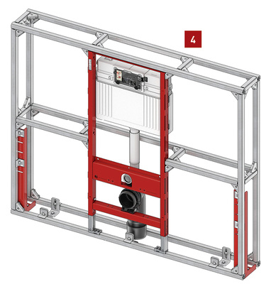 <p>
</p>
<p>
Frei stehende Vorwandinstallationen müssen zusätzlich mit einem speziellen Teceprofil-Stützfuß versehen werden.
</p> - © Tece
 
Frei stehende Vorwandinstallationen müssen zusätzlich mit einem speziellen Teceprofil-Stützfuß versehen werden.
