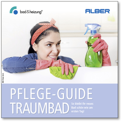 
Kleiner Service, großer Nutzen: der Bad-Pflege-Guide für die Kunden. Er wird auf den Fachbetrieb personalisiert erstellt.



