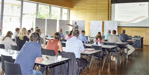 <p>
</p>

<p>
Was kann gegen den Fachkräftemangel unternommen werden? In Mosbach diskutierten SHK-Branchenvertreter mögliche Lösungswege.
</p> - © DHBW

