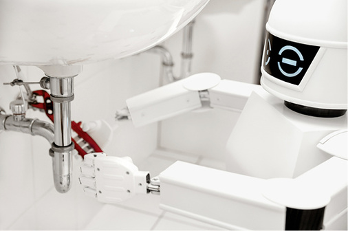 



Bis es tatsächlich autonom arbeitende Serviceroboter im SHK-Handwerk gibt, wird noch viel Zeit vergehen. Wenn sie überhaupt jemals in Erscheinung treten. 
