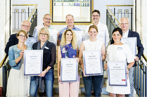 



Ausgezeichnete Unternehmer, Teil 1: Die Badplaner des Jahres 2018 der SHK AG.
