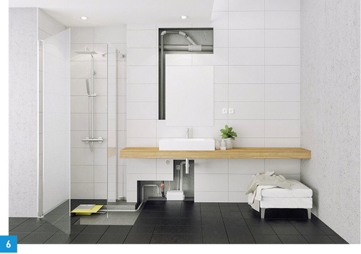 



Kleinhebeanlage in Kombination mit einer Bodenablaufpumpe – eine Lösung für normgerechten Rückstauschutz.
