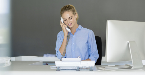 



Zu einem überzeugenden Firmenauftritt gehört auch professionelles Telefonieren.
