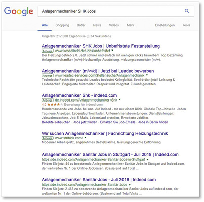 
Ungefähr jeder Dritte googelt sich zum neuen Job. Darauf gilt es zu reagieren.



